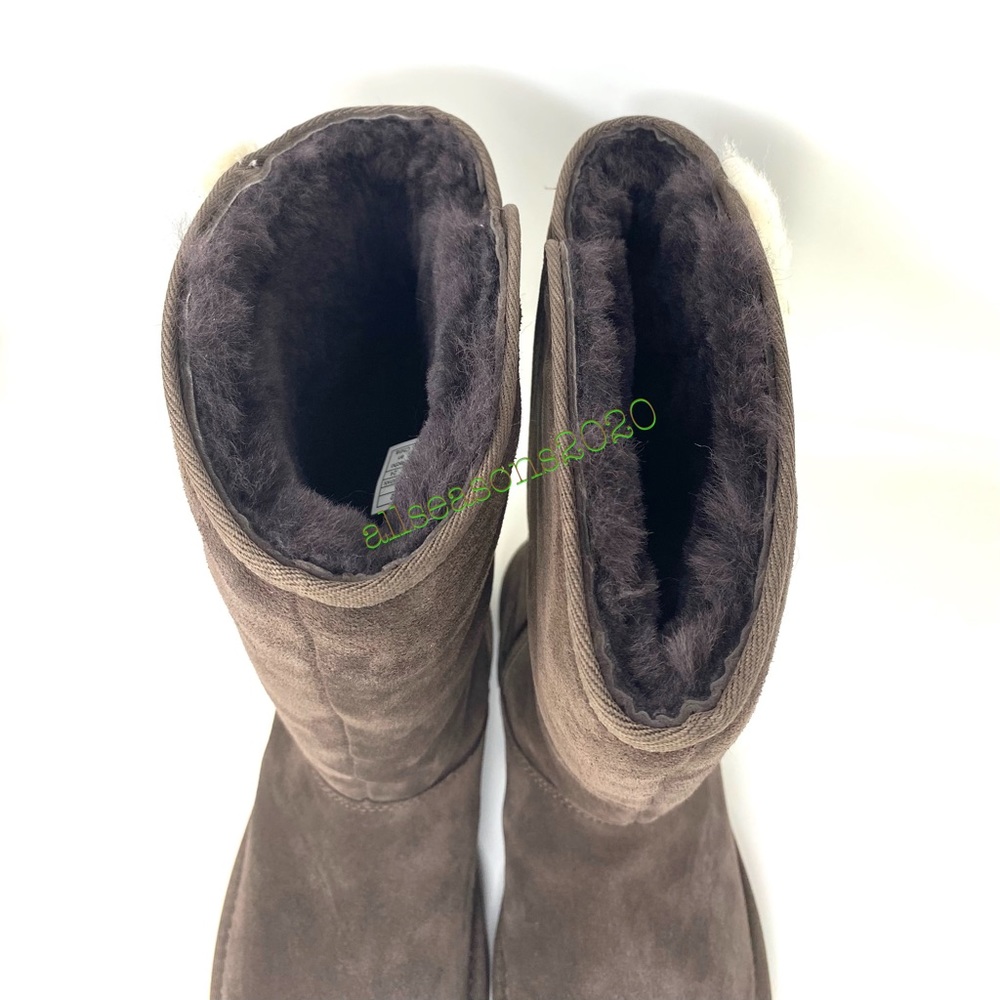 UGG Klea Cho Women’s Boot Brown Suede Fur - Picture 9 of 11